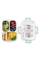 Hydrobrew Steel Core Bento Lunch Box 3 Compartment 750ml &ndash; Fresh Pink