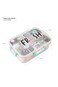 Hydrobrew Steel Core Bento Lunch Box 3 Compartment 750ml &ndash; Fresh Pink