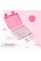 Eazy Kids 6 &amp; 4 Convertible Bento Lunch Box w/Steel Spoon &amp; Fork Set - Life Pink