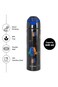 Eazy Kids - Insulated Stainless Steel Water Bottle w/Spray , Gamer 640ml Black