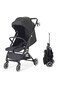 TEKNUM Travel Cabin Stroller wt Diaper Tote Bag Lightweight - Black