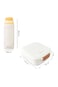 Hydrobrew Mega Flex Bento Lunch Box 1864ml w/ Sip Switch Water Bottle 1000ml   Leakproof Meal Box w/ Steel Jar &ndash; Ivory Terracotta