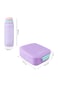 Hydrobrew Mega Flex Bento Lunch Box 1864ml w/ Sip Switch Water Bottle 1000ml   Leakproof Meal Box w/ Steel Jar &ndash; Orchid Mist