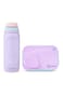 Hydrobrew Steel Core Lunch Box 750ml w/ Food Jar &amp; Sip Switch Water Bottle 1000ml   Stainless Steel Leakproof Meal Box &ndash; Berry Cream