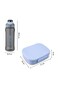Hydrobrew Smart Serve Bento Lunch Box 1100ml w/ Sip Switch Tritan Water Bottle 1000ml   5 Compartment Meal Box &ndash; Sky Mist