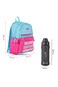 Hydrobrew 18" Backpack w/ Sip Switch Tritan Water Bottle 1000ml   Laptop Backpack w/ Bottle &ndash; Pink