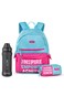 Hydrobrew 18" Backpack w/ Sip Switch Tritan Water Bottle 1000ml   Laptop Backpack w/ Bottle &ndash; Pink