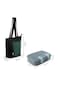 Hydrobrew Steel Core Bento Lunch Box 839ml w/ Lunch Bag   Stainless Steel 2 Compartment Meal Box &ndash; Graphite