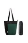 Hydrobrew Lunch Bag w/ 720ml Insulated Water Bottle   Spacious Tote Bag w/ Stainless Steel Bottle &ndash; Olive