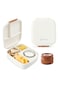 Hydrobrew Mega Flex Bento Lunch Box 1864ml w/ Lunch Bag &amp; 720ml Bottle   Leakproof Meal Set &ndash; Ivory Terracotta