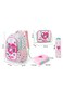 Eazy Kids 17&rdquo; School Bag Set of 3 w/ Insulated Water Bottle &amp; Convertible Bento Lunch Box &ndash; Always Believe Pink