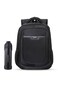 Eazy Kids 16&rdquo; Backpack with laptop sleeve w/ Stainless Steel Water Bottle 710ml &ndash; Black
