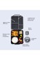 Eazy Kids Jumbo Bento Lunch Box w/ Tritan Water Bottle 850ml &ndash; Midnight Black