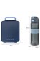 Eazy Kids Jumbo Bento Lunch Box w/ Tritan Water Bottle 850ml &ndash; Blue