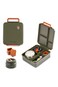 Eazy Kids Jumbo Bento Lunch Box w/ Tritan Water Bottle 850ml &ndash; Olive Green