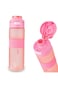 Eazy Kids Jumbo Bento Lunch Box w/ Tritan Water Bottle 850ml &ndash; Pink