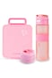 Eazy Kids Jumbo Bento Lunch Box w/ Tritan Water Bottle 850ml &ndash; Pink
