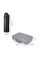 Eazy Kids Premium Stainless Steel Lunch Box w/ Stainless Steel Water Bottle 710ml &ndash; Grey
