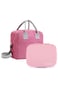 Eazy Kids Premium Stainless Steel Lunch Box 710ml w/ Insulated Lunch Bag &ndash; Pink