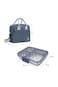 Eazy Kids Stainless Steel Bento Lunch Box 945ml w/ Insulated Lunch Bag &ndash; Blue