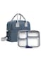 Eazy Kids Stainless Steel Bento Lunch Box 945ml w/ Insulated Lunch Bag &ndash; Blue