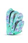Eazy Kids School Bag 18" w/ Bento Lunch Box &amp; Water Bottle &ndash; Geometrical Green