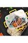 Eazy Kids Dino School Bag Set w/ Bento Lunch Box &amp; Spray Water Bottle &ndash; Green