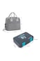 Eazy Kids 4 Compartment Bento Lunch Box w/ Insulated Lunch Bag &ndash; Urban Grey