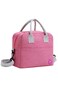 Eazy Kids 4 Compartment Bento Lunch Box w/ Insulated Lunch Bag &amp; Water Bottle 750ml &ndash; Flamingo Aqua