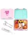 Eazy Kids Convertible Bento Lunch Box w/ Insulated Lunch Bag &ndash; Always Believe Pink