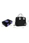 Eazy Kids Convertible Bento Lunch Box w/ Insulated Lunch Bag &ndash; Teddy Black