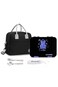 Eazy Kids Convertible Bento Lunch Box w/ Insulated Lunch Bag &ndash; Gamer Black