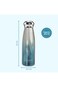 Eazy Kids Double Walled Stainless Steel Water Bottle, 420ml Blue