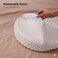 SUNVENO 15&deg; Slope Baby Pillow with Removable Cover - White