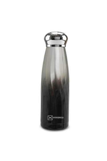 Hydrobrew Double Wall Stainless Steel Water Bottle 420ml &ndash; Leakproof Insulated Bottle, Graphite Glow