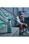 Hydrobrew Double Wall Stainless Steel Water Bottle 420ml &ndash; Leakproof Insulated Bottle, Blue Mirage