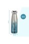 Hydrobrew Double Wall Stainless Steel Water Bottle 420ml &ndash; Leakproof Insulated Bottle, Blue Mirage