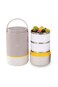 Hydrobrew Triple Decker Stainless Steel Lunch Box 900ml w/ Double Wall Stainless Steel Water Bottle 420ml &ndash; Desert Sand