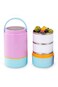 Hydrobrew Triple Decker Stainless Steel Lunch Box 900ml w/ Double Wall Stainless Steel Water Bottle 420ml &ndash; Candy Cloud