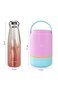 Hydrobrew Triple Decker Stainless Steel Lunch Box 900ml w/ Double Wall Stainless Steel Water Bottle 420ml &ndash; Candy Cloud