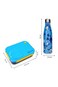 Hydrobrew Steel Core 4 Compartment Lunch Box w/ Double Wall Stainless Steel Water Bottle 500ml &ndash; Ocean Navy