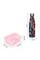 Hydrobrew 3/4/5 Convertible Bento Lunch Box 1650ml w/ Double Wall Stainless Steel Water Bottle 500ml &ndash; Blush Pink