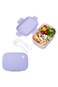 Hydrobrew Smart Serve Bento Lunch Box 1100ml &amp; Double Wall Stainless Steel Water Bottle 500ml &ndash; Purple