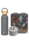 Hydrobrew Bento Lunch Box with Steel Food Jar &amp; Double Wall Stainless Steel Water Bottle 500ml &ndash;  Grey