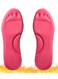 Self-Heating Insoles, Feet Warm Memory Foam Arch Support Insoles Winter Sports Shoes Self-heating Shoe Pads, for Trainers, Sports, Warm Health Gift Women and Men (Pink, 39-40)