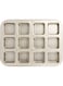 Beasea Brownie Cake Pan, 12 Cavity Nonstick Muffin Pan Golden Brownie Pan Mini Cheesecake Pan Cupcake Pan Carbon Steel Brownie Baking Tray Bakeware for Oven Baking