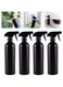 ELECDON 16 oz Plastic Spray Bottles, 4 Pack Heavy Duty Refillable Leak-Proof Sprayers, Opaque and Anti-Degradation for Cleaning Solutions, for Home Garden Plant Kitchen