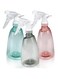 Oasisgalore 3pcs Water Spray Bottles 500ml - Clear Plastic, Durable Trigger Sprayer for Plants, Gardening, Cleaning &amp; Hairdressing