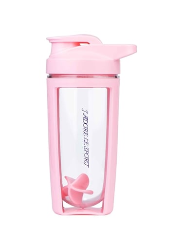 GYM BOTTLE PROTIEN SHAKER (PINK)