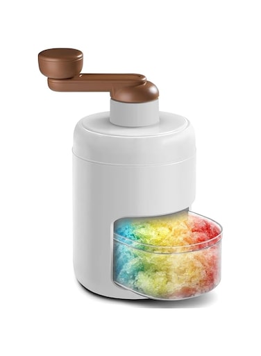 Shopit Electronics Ice Crusher Slush Machine   Ice Shaver Cocktails   Manual Slushie Machines and Snow Cone Machine with Free Ice Cube Tray, BPA Free for Home Outdoor   Manual Use ce Shaver Cocktails